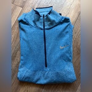 Nike Golf Men Blue Dri-FIT Pullover. Size Medium